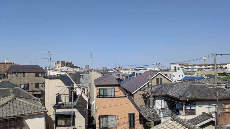 北西側バルコニー眺望
