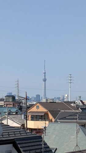 浴室窓からのスカイツリー２