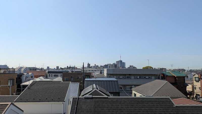 南側バルコニー眺望