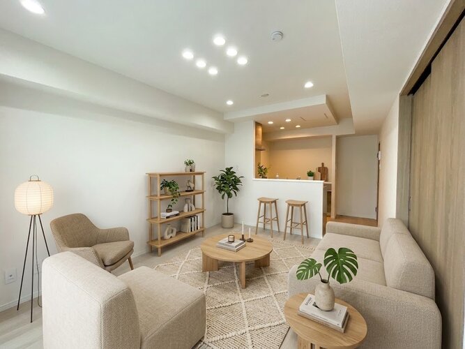 ※家具を入れた場合のCGイメージ画像です。 ※家具を入れた場合のCGイメージ画像です。