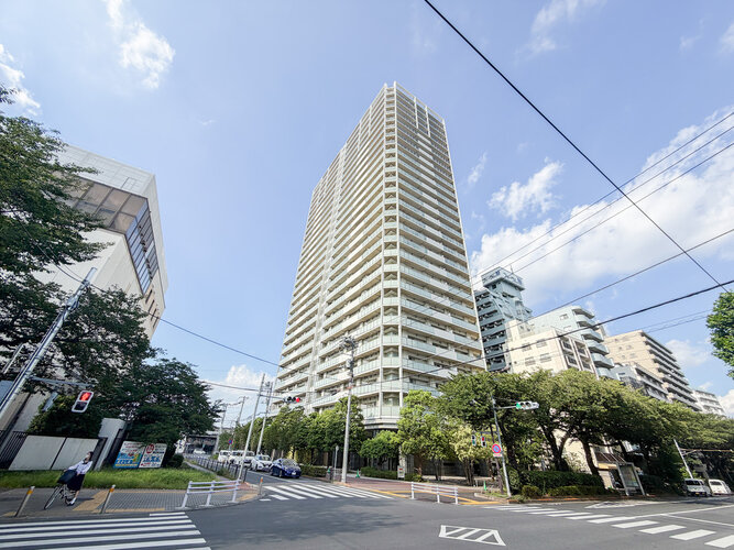 隙のないフォルムを包み込む植栽に囲まれたマンション。綺麗に手入れされております。 隙のないフォルムを包み込む植栽に囲まれたマンション。綺麗に手入れされております。