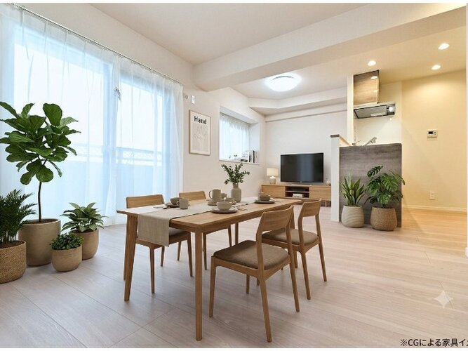 内装はシンプルに落ち着きのある空間にしています。ゆったりとしたひとときを過ごせそうです♪