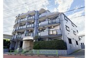 隙のないフォルムを包み込む植栽に囲まれたマンション。綺麗に手入れされております。