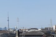 北西側バルコニーからのスカイツリー