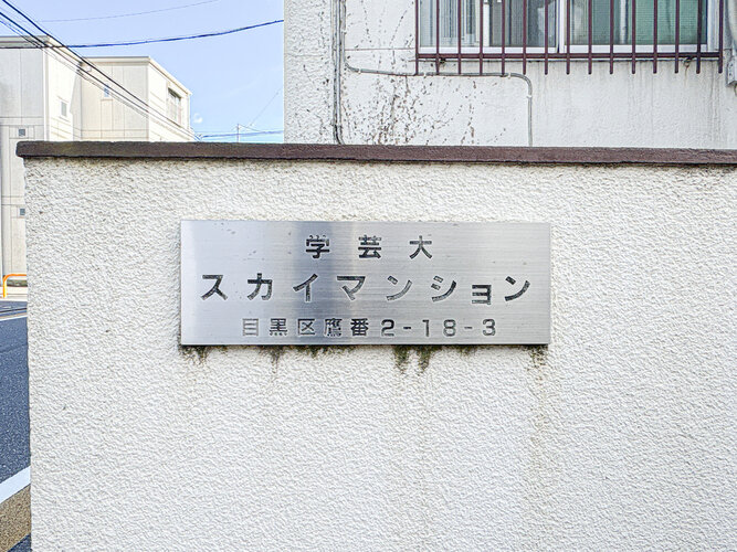 重厚感のあるブラウンのタイル貼りが印象的な外観のマンションです！