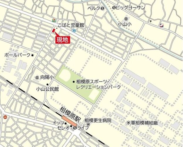 現地案内図 現地案内図