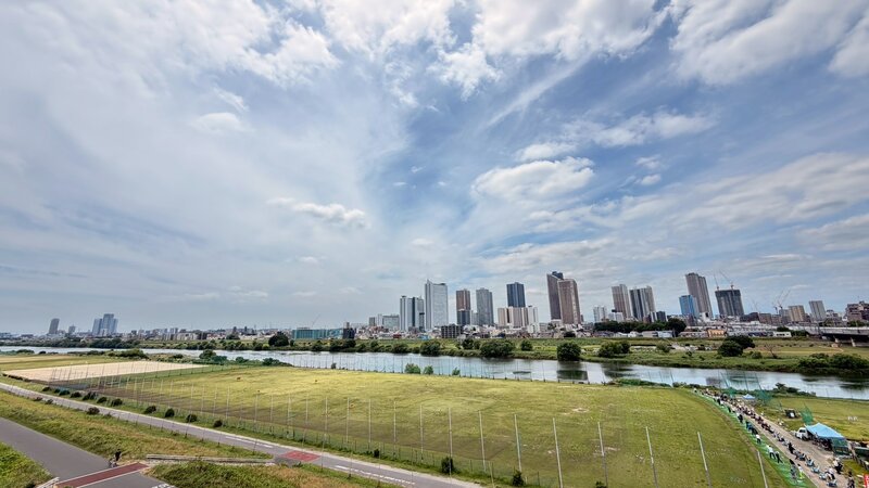 多摩川を望む開放感あふれる眺望 多摩川を望む開放感あふれる眺望