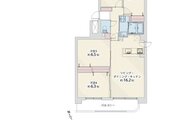 3LDK、専有面積81.34㎡、バルコニー面積9.28㎡、室内リノベーション実施
