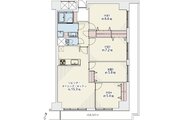 4LDK、専有面積95.23平米、バルコニー面積26.74平米、室内リノベーション実施 4LDK、専有面積95.23平米、バルコニー面積26.74平米、室内リノベーション実施