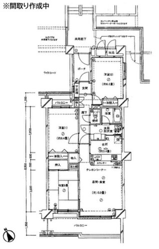 ※間取り図作成中※専有面積75.52平米、バルコニー13.90平米、ポーチ3.67平米 ※間取り図作成中※専有面積75.52平米、バルコニー13.90平米、ポーチ3.67平米