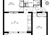 2LDK＋収納多数