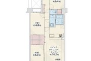 3LDK+2W+TR、専有面積80.71平米(TR 0.67平米含む)、バルコニー11.52平米、ポーチ2.47平米、室内リノベーション実施 3LDK+2W+TR、専有面積80.71平米(TR 0.67平米含む)、バルコニー11.52平米、ポーチ2.47平米、室内リノベーション実施