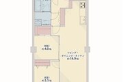 2LDK+SIC+W、専有面積56.96平米、バルコニー3.30平米、室内リノベーション実施