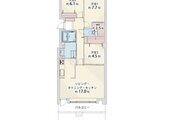 各居室に収納を備えた使い勝手の良い3LDKの間取りです！生活動線や家事動線が考慮された配置になっており、お部屋全体を広々と有効活用しながらご家族で快適にお過ごしいただける設計となっております！