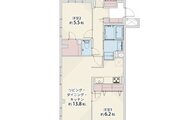 2LDK+S（納戸）+W、専有面積68.32平米、バルコニー6.11平米、室外機置場1.26平米、室内リノベーション実施