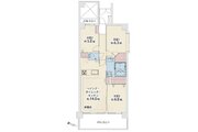 3LDK+W、専有面積67.20㎡、バルコニー面積13.85㎡、室内リノベーション実施