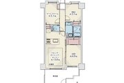 専用庭付のお部屋です。LDK部分には床暖房も設置されています♪