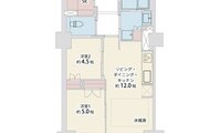 2LDK+SIC、専有面積56.00平米、バルコニー10.62平米 2LDK+SIC、専有面積56.00平米、バルコニー10.62平米