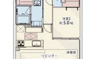 3LDK+W+専用庭、専有面積70.32平米、バルコニー11.34平米、アルコーブ0.70平米、専用庭11.30平米、室内リノベーション実施