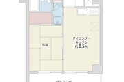 1DK、専有面積31.32㎡、バルコニー面積7.35㎡ 1DK、専有面積31.32㎡、バルコニー面積7.35㎡
