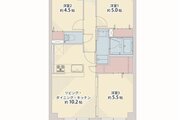 3LDK+W、専有面積57.74㎡、バルコニー面積7.20㎡、室内リノベーション 3LDK+W、専有面積57.74㎡、バルコニー面積7.20㎡、室内リノベーション