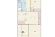3DK、専有面積66平米、バルコニー8.40平米 3DK、専有面積66平米、バルコニー8.40平米
