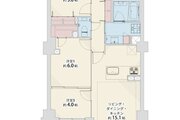 3LDK＋W＋納戸、専有面積70.40㎡、バルコニー面積5.70㎡、、ペット飼育相談、室内リノベーション実施
