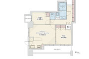 部屋全体の配置や動線が確認できる分かりやすい間取り図！収納の配置や各お部屋への行き来がスムーズに行える工夫が詰まっています。毎日の家事や移動がストレスなく快適に行える機能的なレイアウトが魅力です！
