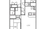 2LDK、専有面積68.25㎡、バルコニー面積5.75㎡、室内リノベーション実施