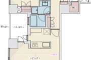 1LDK+SIC、専有面積56.25㎡、バルコニー面積6.35㎡、室内リノベーション実施 1LDK+SIC、専有面積56.25㎡、バルコニー面積6.35㎡、室内リノベーション実施