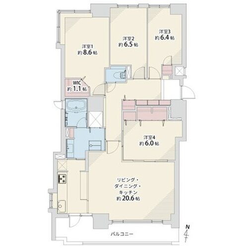 全居室に収納が配置された3LDKの間取りです!効率的な家事動線が考慮されたレイアウトになっており、掃除や洗濯などの日常の家事もスムーズに行えて毎日の暮らしにゆとりと快適さをもたらします! 全居室に収納が配置された3LDKの間取りです!効率的な家事動線が考慮されたレイアウトになっており、掃除や洗濯などの日常の家事もスムーズに行えて毎日の暮らしにゆとりと快適さをもたらします!
