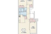 3LDK、専有面積78.3㎡、バルコニー面積12.31㎡、室内リノベーション 3LDK、専有面積78.3㎡、バルコニー面積12.31㎡、室内リノベーション