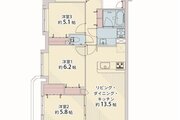 3LDK+S、専有面積76.68㎡、バルコニー14.86㎡、ポーチ2.96㎡ 3LDK+S、専有面積76.68㎡、バルコニー14.86㎡、ポーチ2.96㎡
