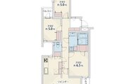 3LDK+W+パントリー、専有面積75.39㎡、バルコニー13.73㎡、室内リノベーション実施
