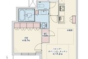 1LDK+納戸+SIC、専有面積55.66㎡、バルコニー6.29㎡、ポーチ2.15㎡、ヒートポンプ式給湯器置場0.81㎡