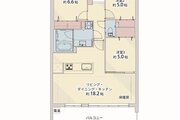 3LDK、専有面積75.71㎡、バルコニー面積13.5㎡、アルコーブ面積5.58㎡