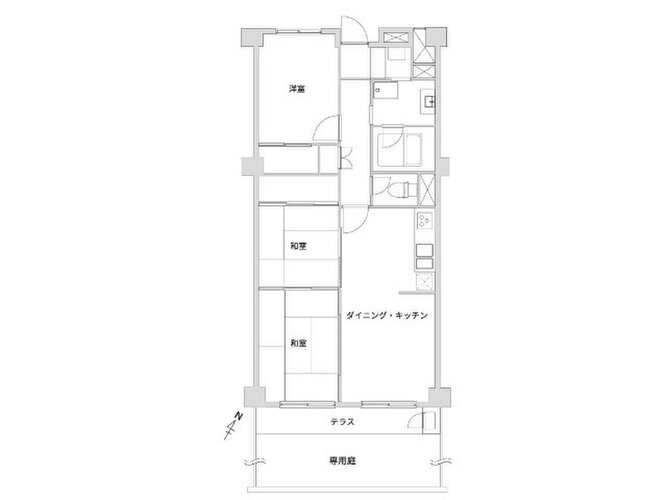 3LDK、専有面積72㎡、バルコニー面積7.89㎡ 3LDK、専有面積72㎡、バルコニー面積7.89㎡