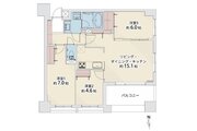 3LDK、専有面積71.53㎡、バルコニー面積10.53㎡、室内リノベーション実施