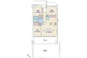 3LDK+専有面積71.47㎡、テラス面積16.53㎡、専用庭面積37.89㎡、室内リノベーション実施