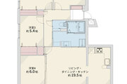 各お部屋にクローゼットが配置された、生活動線の良い間取り図です！家具の配置がしやすく、家族それぞれのプライベート空間もきっちり確保できます♪お部屋全体の風通しも良く、毎日を快適に過ごせます！