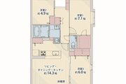 3LDK+WIC+TR、専有面積76.15㎡、バルコニー面積11.65㎡、トランクルーム面積0.55㎡、室内リノベーション実施 3LDK+WIC+TR、専有面積76.15㎡、バルコニー面積11.65㎡、トランクルーム面積0.55㎡、室内リノベーション実施