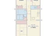 3LDK、専有面積70.89平米、バルコニー8.29平米