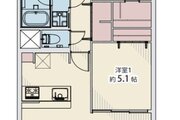 2LDK+S（納戸）+W、専有面積72.54㎡、バルコニー8.88㎡、室内リノベーション実施